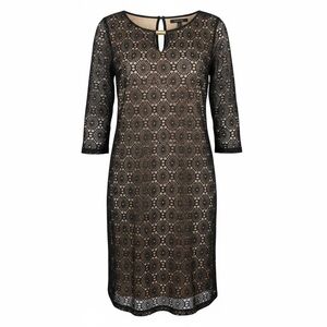 emma and michele lace dress Emma & Michele Lilac Lace Dress Small V Neck 3/4 length Flare Lined SKU: U